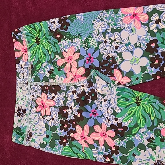Lilly Pulitzer Luxletic Leggings Pants for Girls 👧 Size M (6-7) Multicolor - Picture 3 of 8